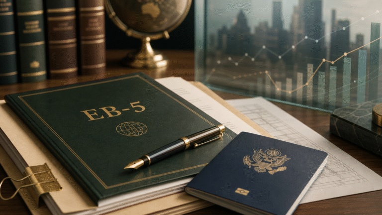 Portada editorial sobre actualización EB-5 para inversores